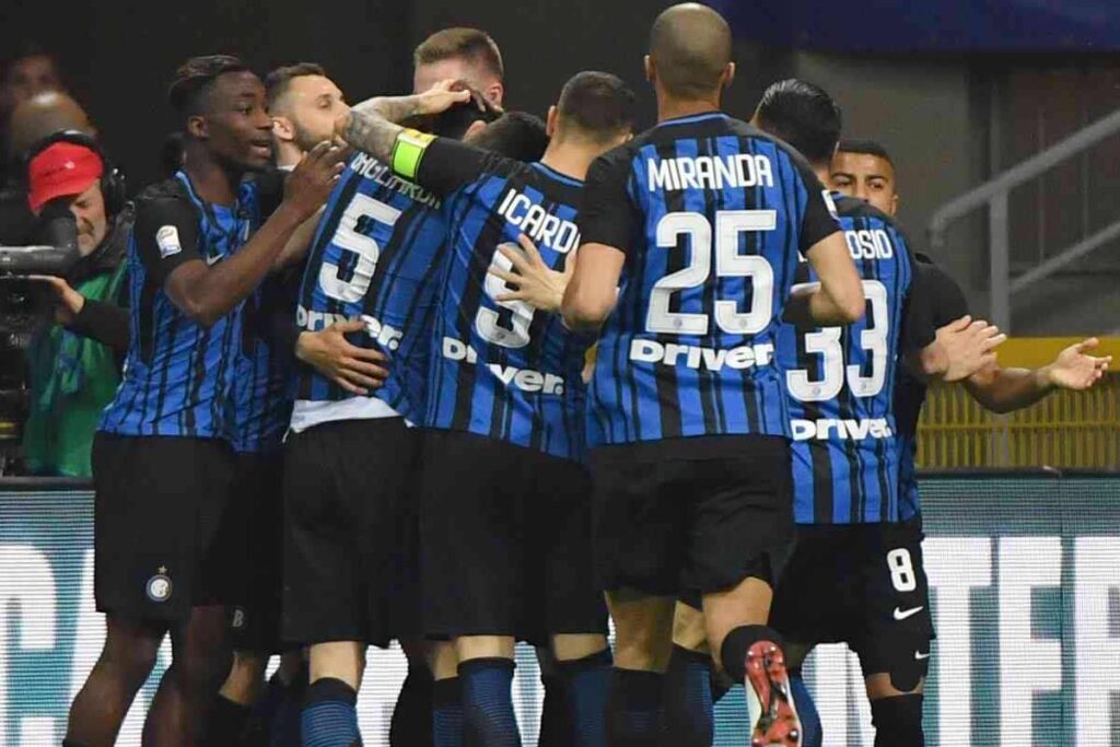 Joao Cancelo e compagni ai tempi dell'Inter