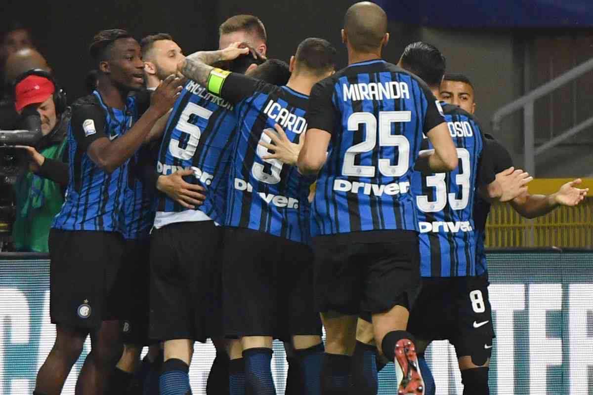 Joao Cancelo e compagni ai tempi dell'Inter