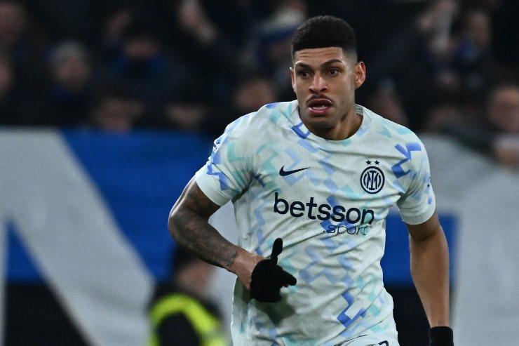 Luis Henrique in campo durante la sfida di campionato tra Atalanta ed Inter