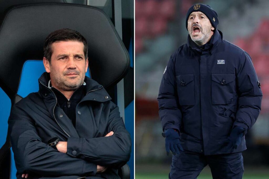 Cristian Chivu e Vincenzo Italiano nelle gare di serie A 2025