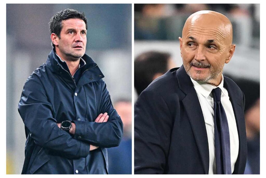 Collage foto con Chivu e Spalletti