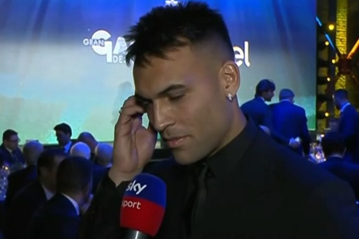 Lautaro al Gran Galà del Calcio