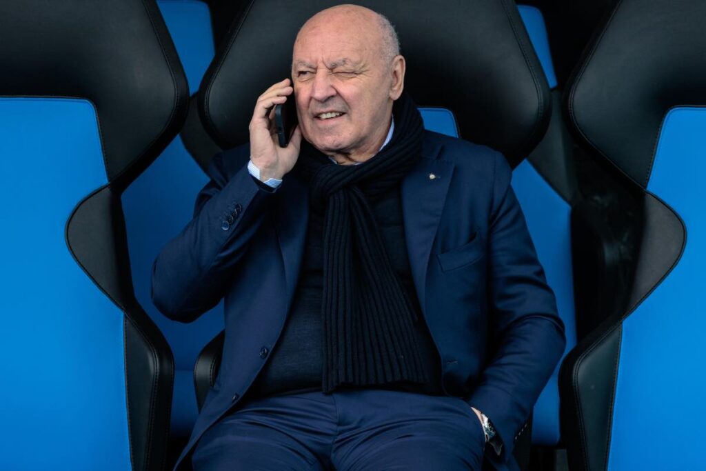 Beppe Marotta in panchina contro il Pisa