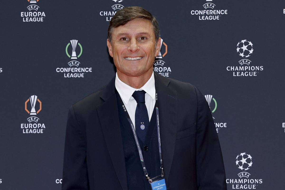 Zanetti durante un evento