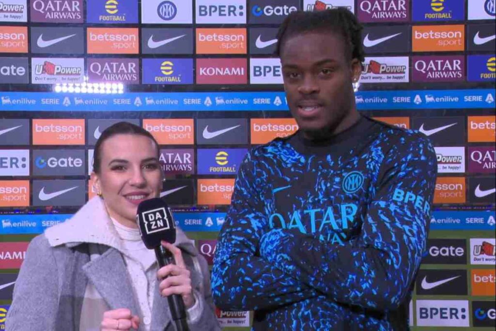 Bisseck ai microfoni di DAZN