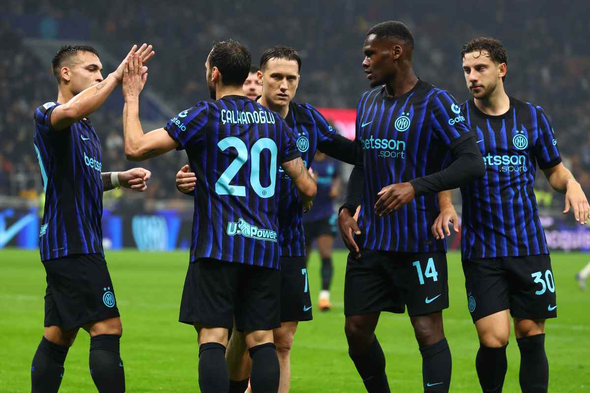 Il gruppo squadra dell'Inter
