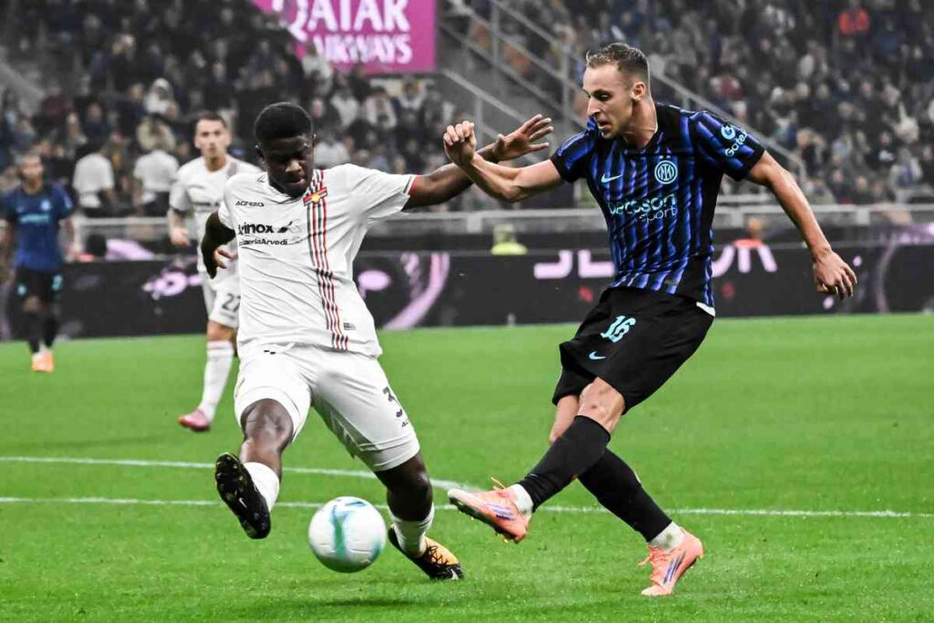 Davide Frattesi in campo