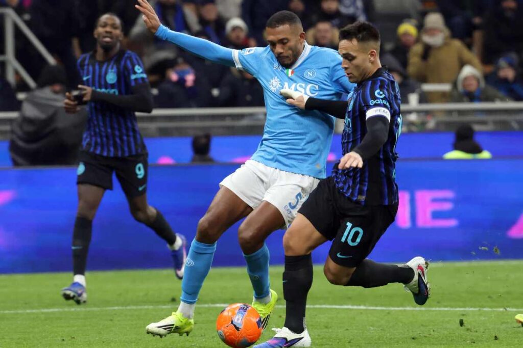 Inter e Napoli in campo