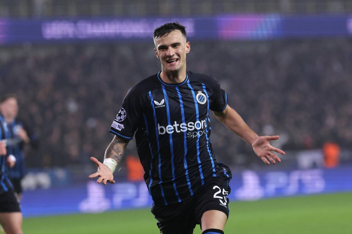 Stankovic esulta dopo un gol in Champions.