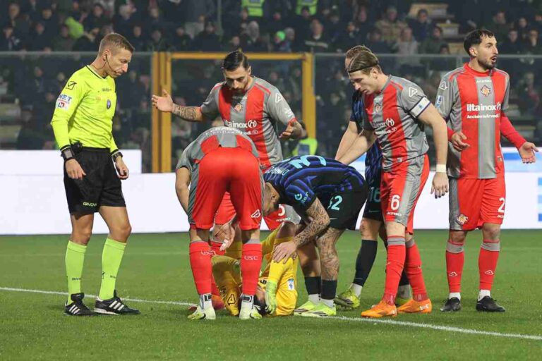 Caso Audero durante Cremonese-Inter