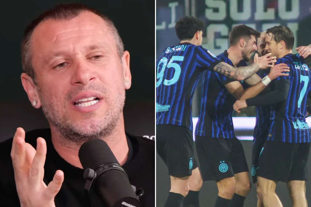 Collage con Cassano a "Viva El Futbol" mentre critica uno dei calciatori dell'Inter