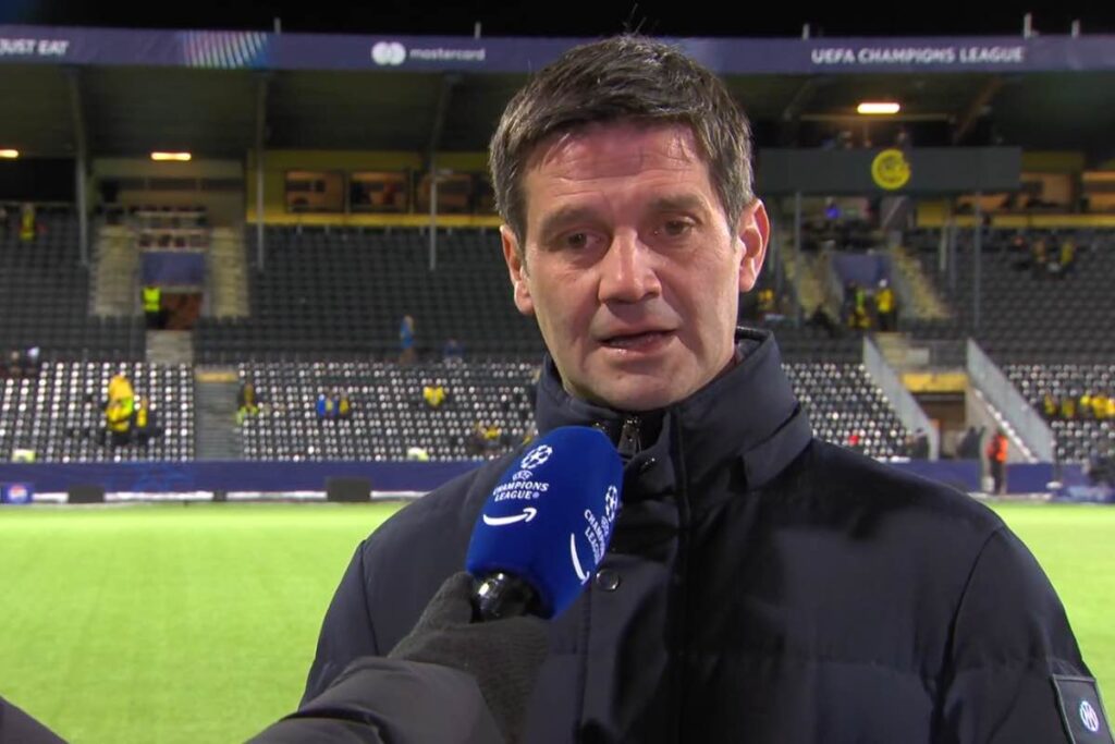 Chivu ai microfoni di Prime Video.