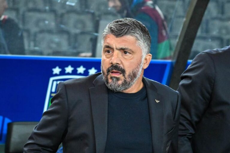 Gattuso sulla panchina della nazionale italiana a San Siro