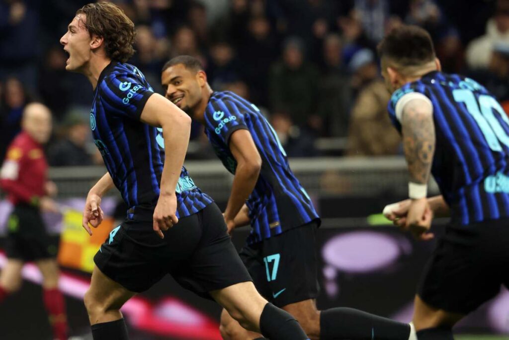 Pio Esposito dopo il gol