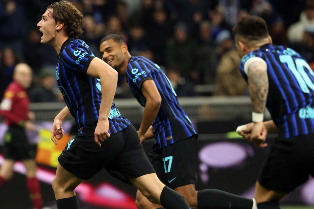 Pio Esposito dopo il gol