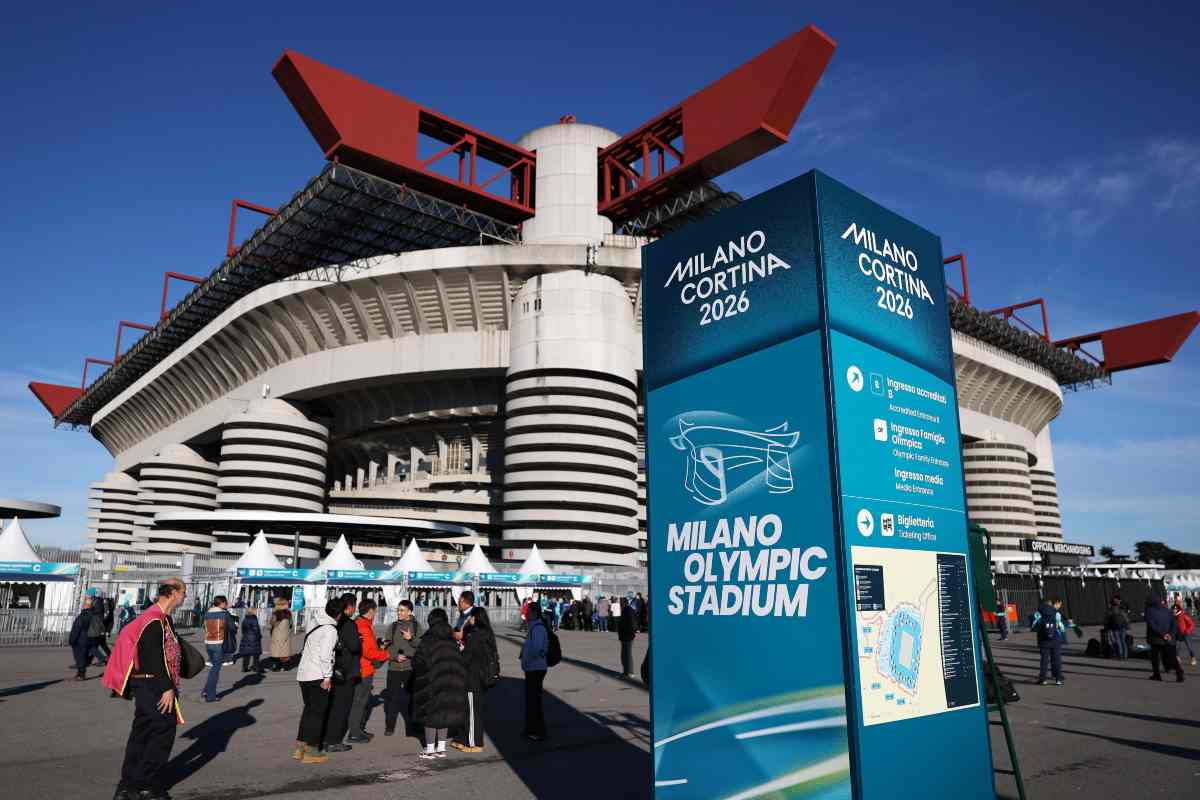 San Siro durante le Olimpiadi Invernali