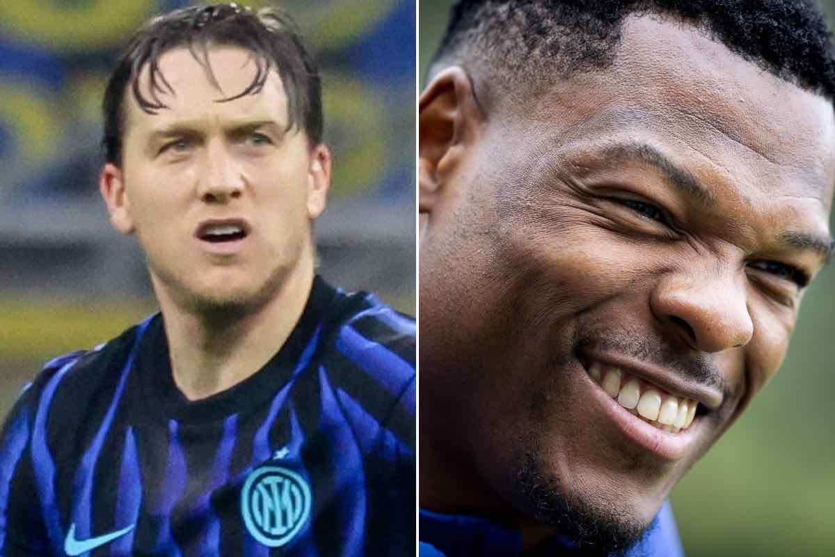 Piotr Zieliński e Denzel Dumfries verso ił recuepro