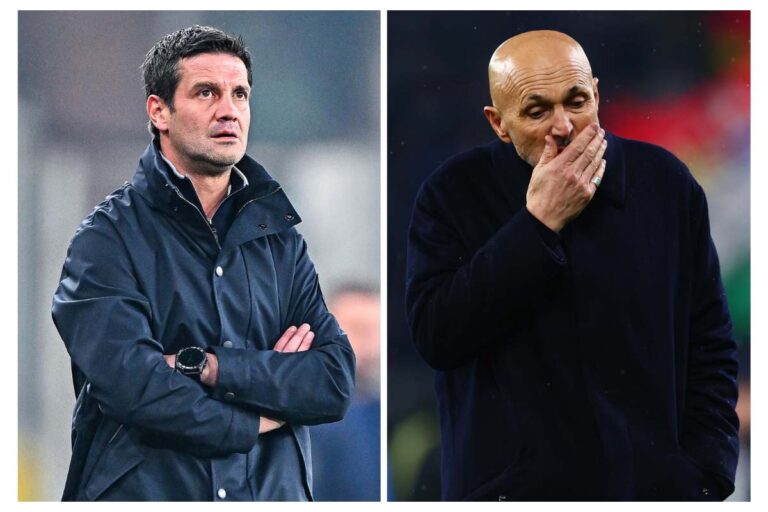 Collage foto Chivu e Spalletti