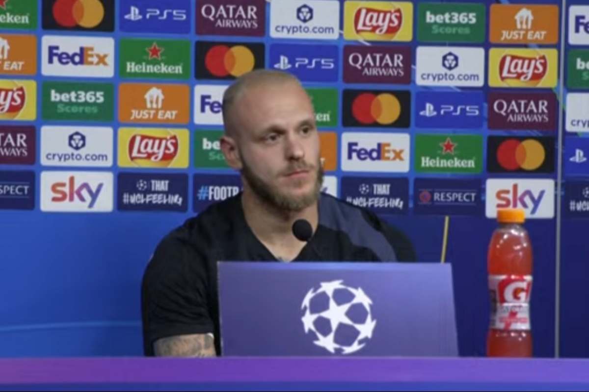 Dimarco in conferenza stampa