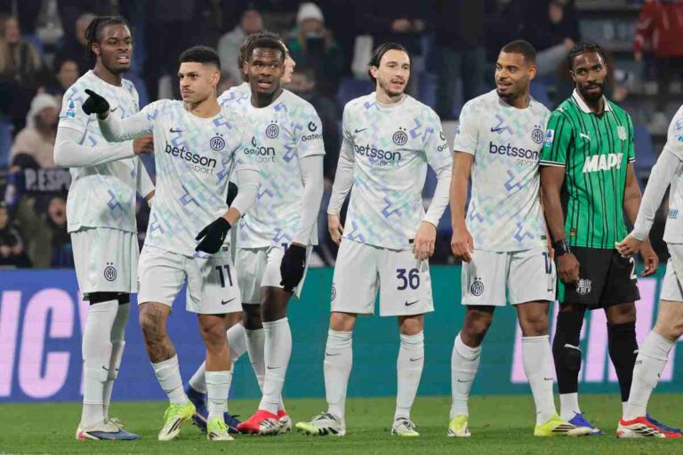 Inter esulta al gol