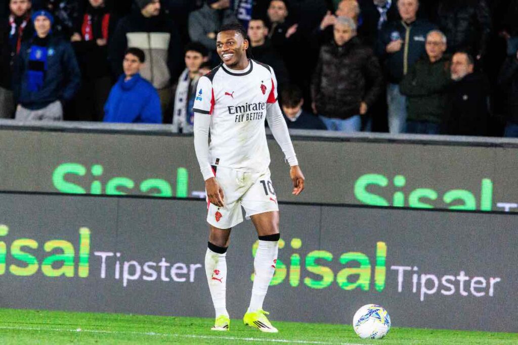 Leao in campo per il Milan