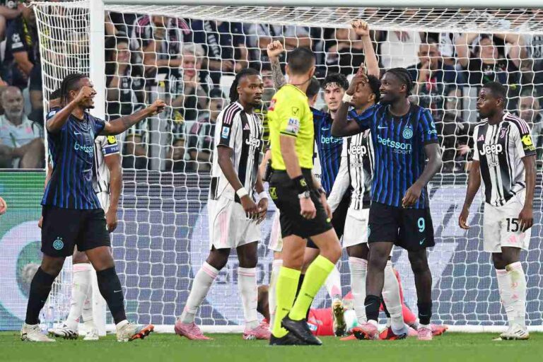 Juventus e Inter in campo: sfida tra i due Thuram