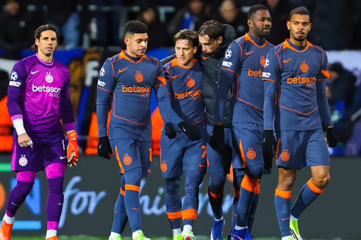 Gruppo inter in campo per la Champions League 2026