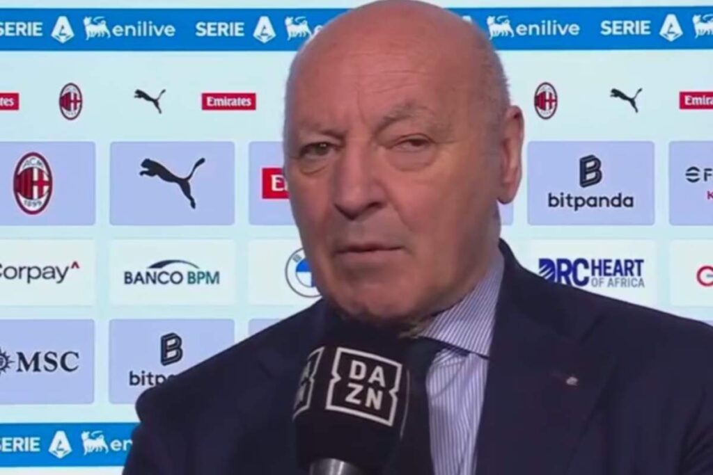 Marotta prima di Milan-Inter