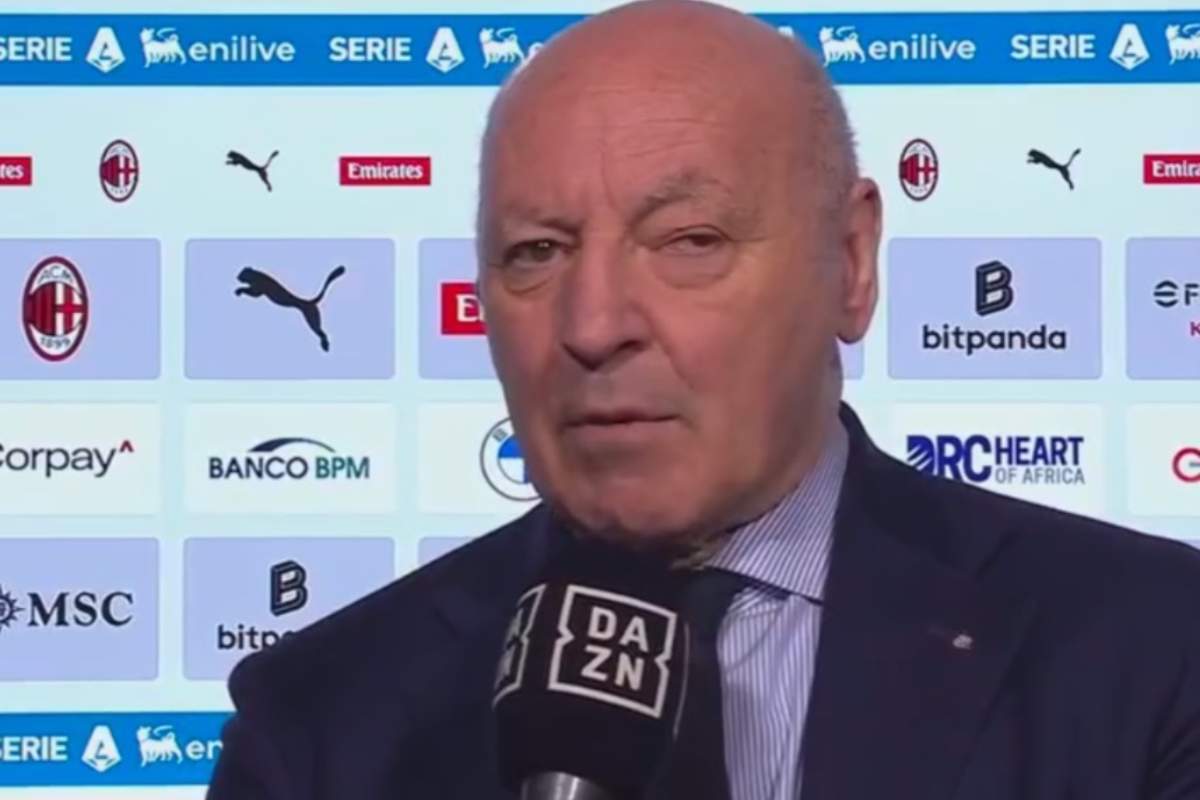 Marotta prima di Milan-Inter