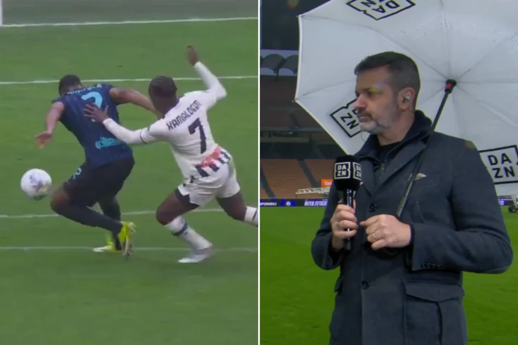 Collage con la spinta di Sulemana su Dumfries e Stramaccioni a Dazn