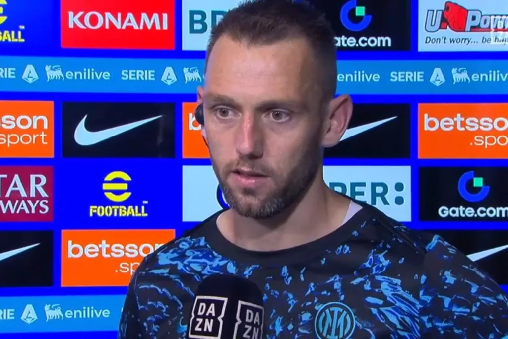 Stefan De Vrij nel post gara di Inter-Cagliari