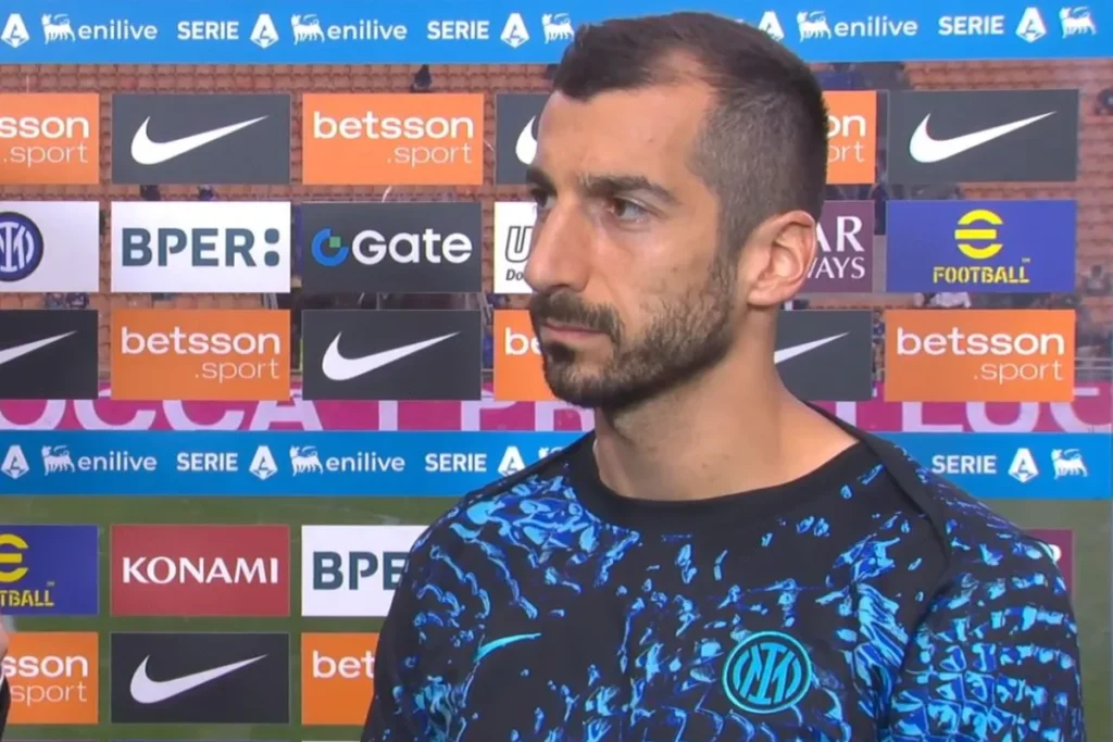 Inter-Cagliari, Mkhitaryan nel pre partita