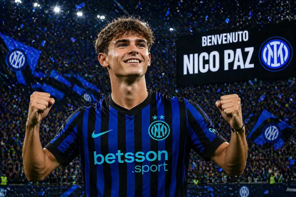 Nico Paz sogno dell'Inter