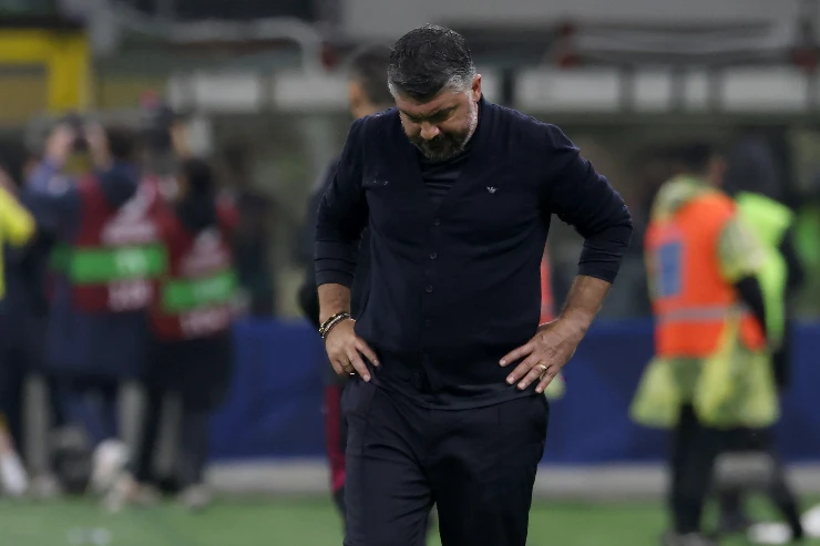 Gattuso deluso con l'Italia