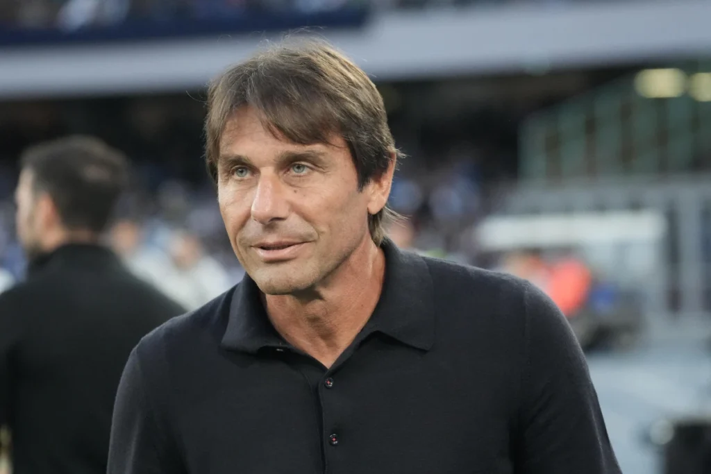 L'allenatore del Napoli Antonio Conte