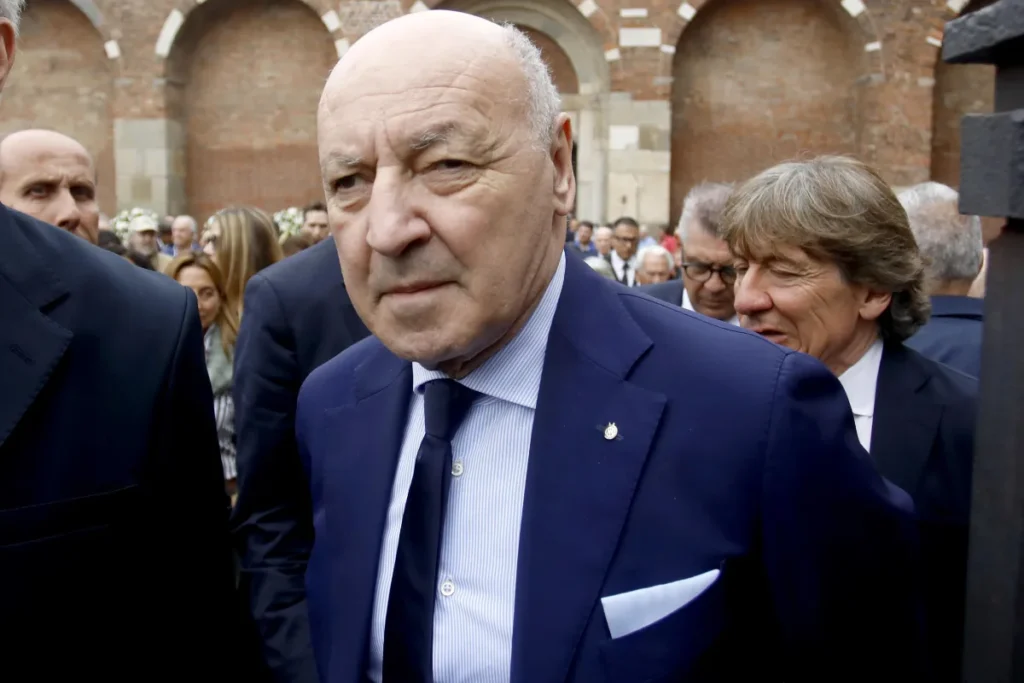 Beppe Marotta parla dopo la vittoria del tricolore