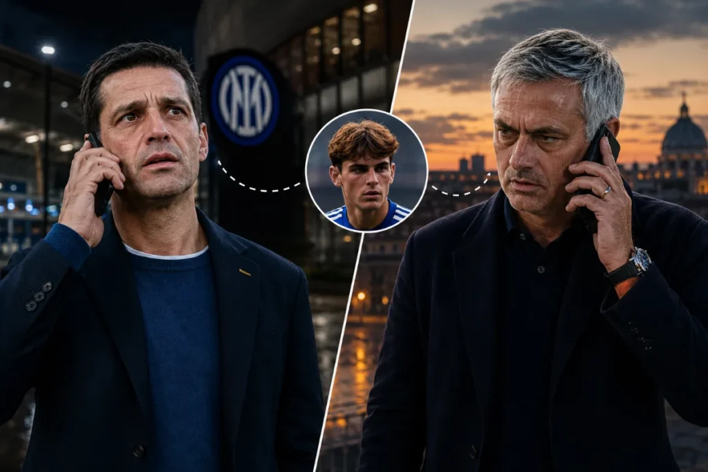 Chivu e Mourinho, telefonata per Nico Paz