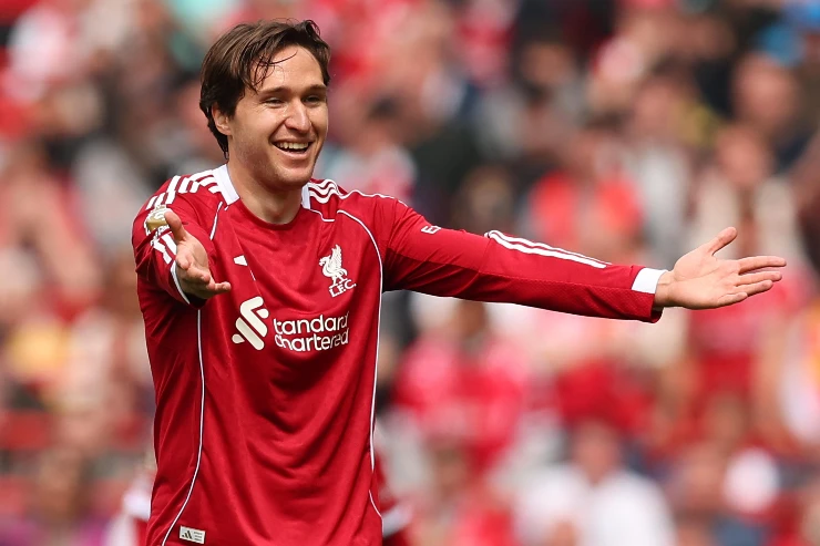 Federico Chiesa in campo