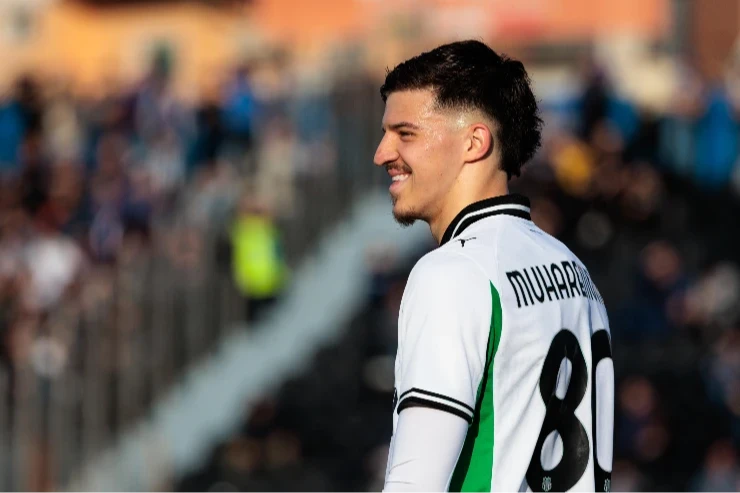 Tarik Muharemovic in campo con il Sassuolo
