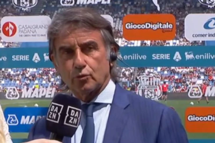 Giovanni Carnevali, ad Sassuolo, durante intervista su Koné e mercato Inter-Milan