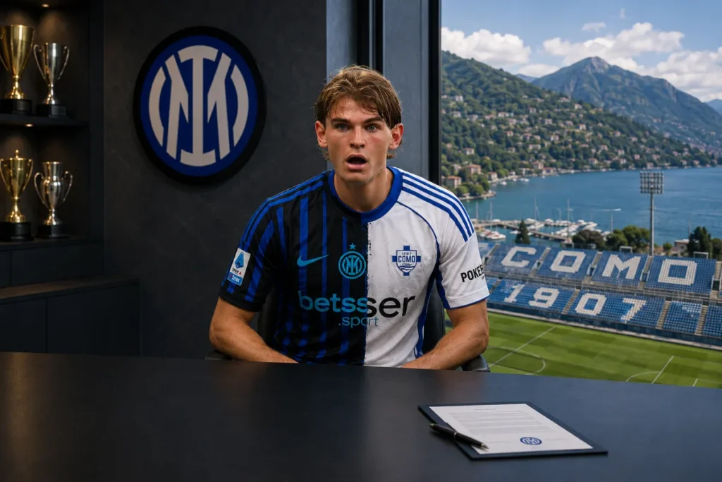 Nico Paz tra Como e Inter