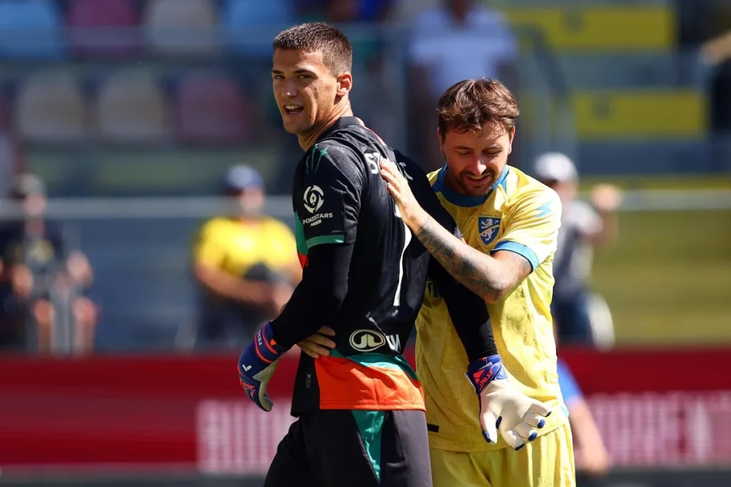 Filip Stankovic durante la partita fra Venezia e Frosinone